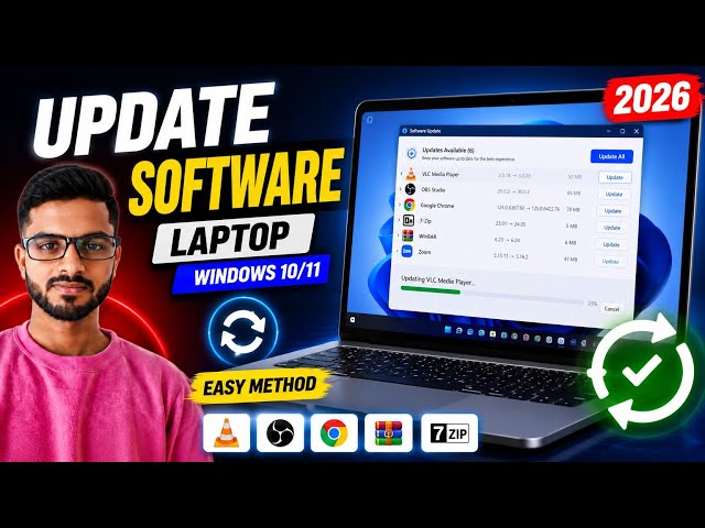 How to Update Laptop Software | Windows 7, 8, 10 Easy Method || How to Update Laptop Software