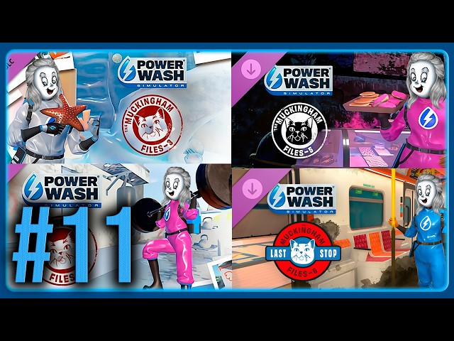 PowerWash Simulator: Parte 11 | DLC - "Los Expedientes de Muckingham: Parte 3, 4, 5 y 6"
