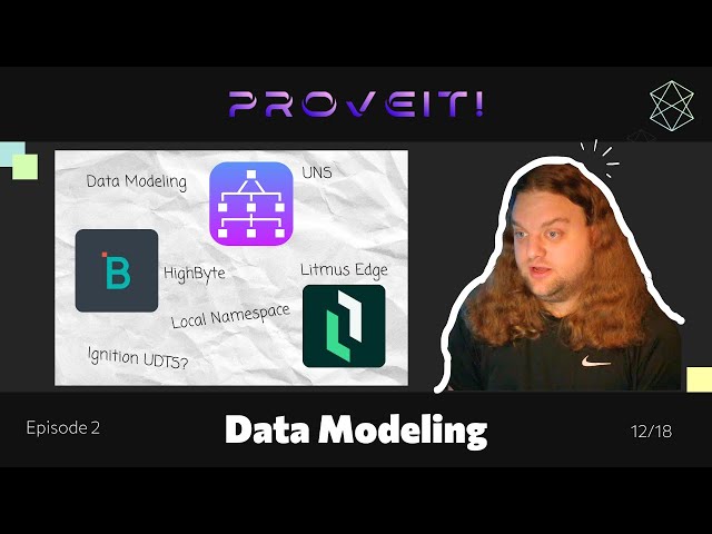 ProveIt! Data Models... comparing Data Ops using HighByte, Litmus Edge, & Ignition UDT's