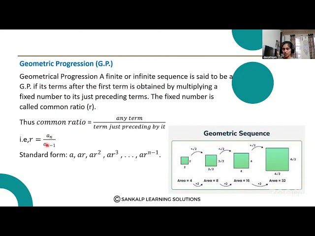 Sankalp Classes - Sequences and series - Maths - Session 1