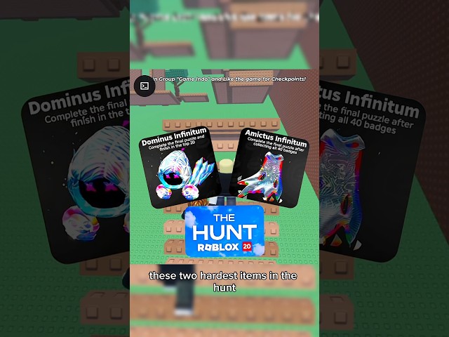 Fastest Guide to get Dominus Infinitum + Amictus Infinitum | Roblox The Hunt 20...#rblx #relatable