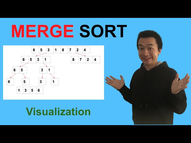 Merge Sort Visualization - CS Lecture Ep 5.1 (Fast Clip 1)