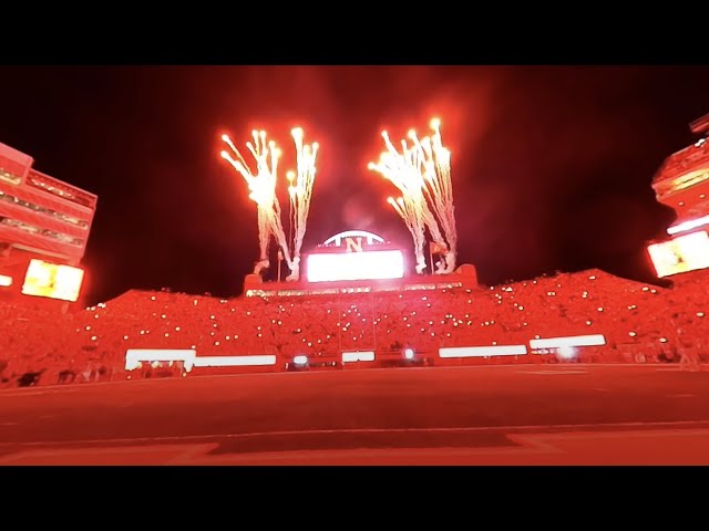 Nebraska vs. Northwestern | Memorial Stadium Light Show (Oct. 2, 2021)