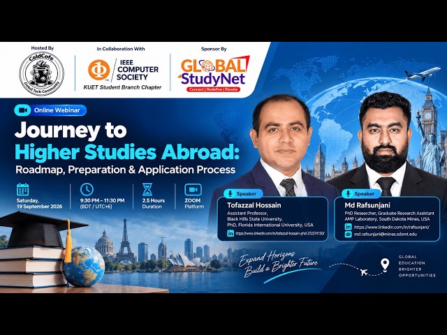 Higher Studies Abroad: Roadmap, Preparation & Application Process | বিদেশে পড়াশোনার পূর্ণ Guide