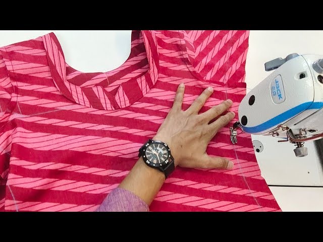 Easy way to stitch simple kurti/kameez