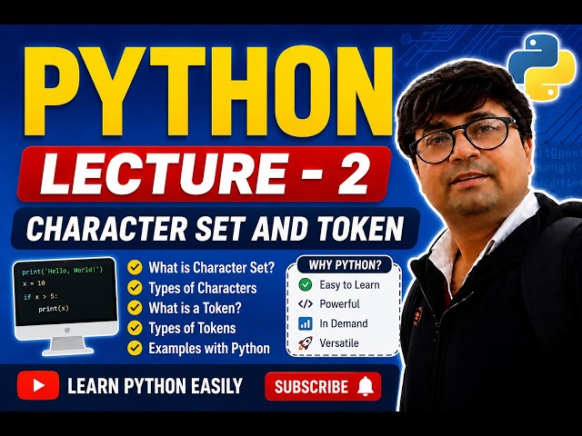 CLASS 12 II PYTHON II LECTURE -2 II LEARN PYTHON II computer science with python
