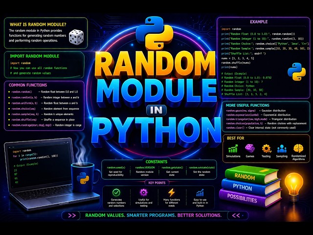 Random Module In Python | Python Random Module