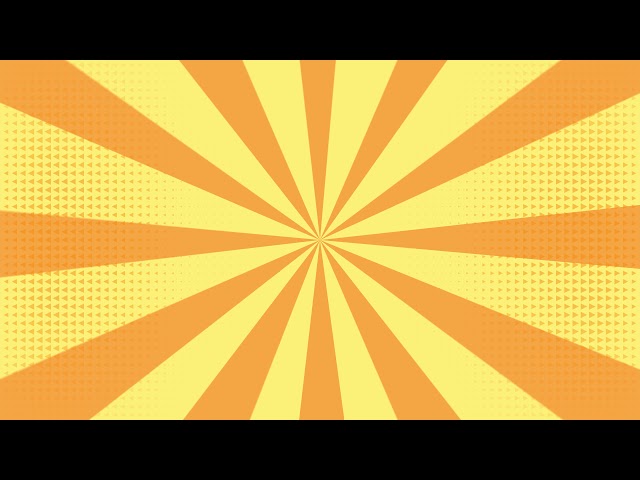 Anime Comic Background | SUN RAYS | Pop Art  4K Background Video | Looped