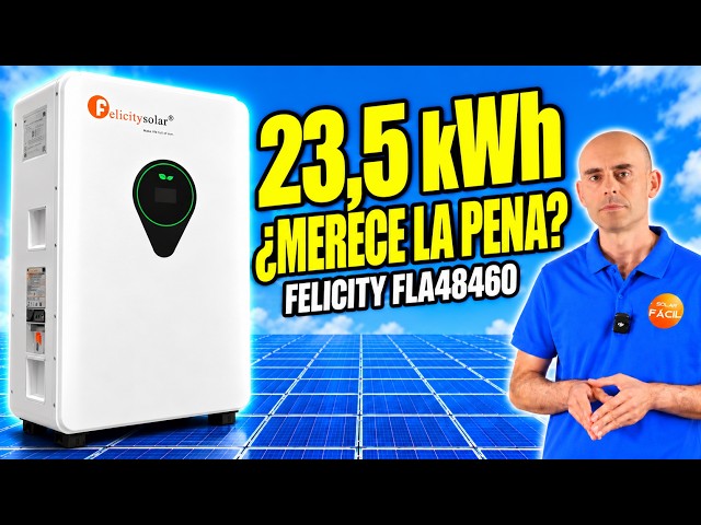 23,5 kWh de energía! Probamos la Felicity FLA48460 con Deye