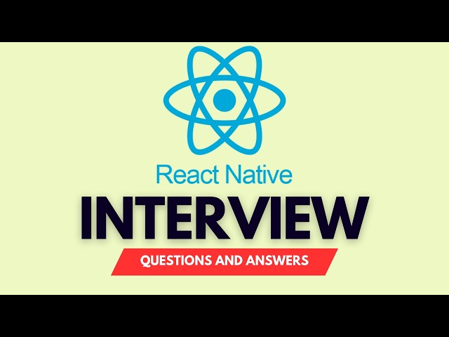 How To Pass React Native Interview In 2026 | Top 25 Questions And Answers