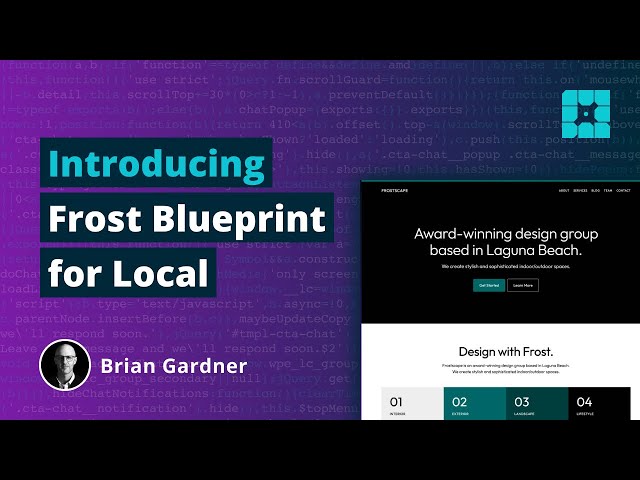 Introducing the Frost Blueprint for Local WordPress Development