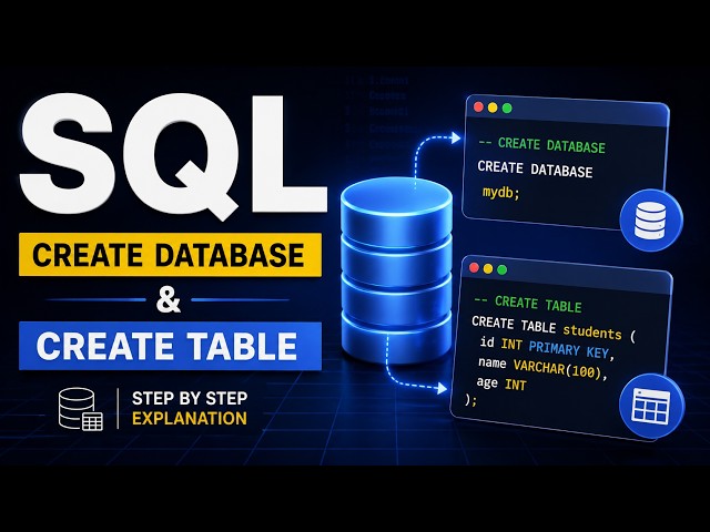 SQL Database & Creating Table