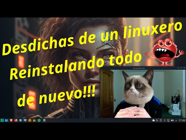 Desdichas de un Linuxero, reinstalando todo de nuevo.