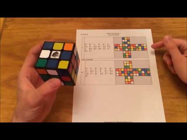 How to scramble a 3x3 cube