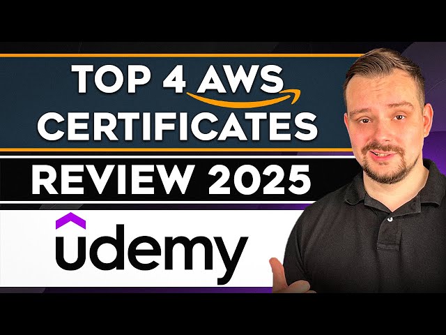 Top 4 AWS Certificates on Udemy - 2025 | BEST Udemy Courses on AWS (Make the Right Choice)