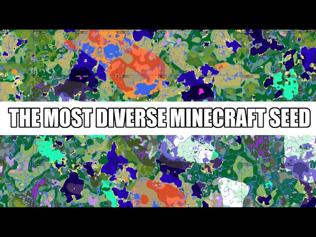 Minecraft's MOST diverse seed.