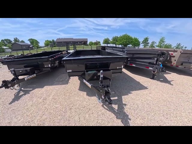 2026 Punch 83 x 14 Scissor Dump Trailer with 14K GVWR - Black #PT100344