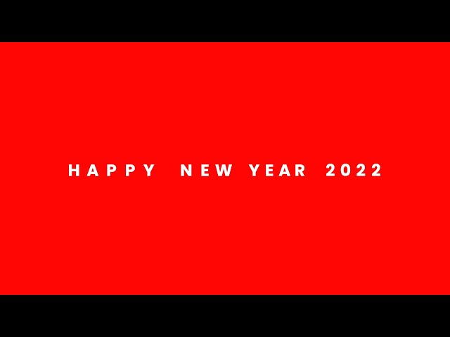 Happy New Year 2022