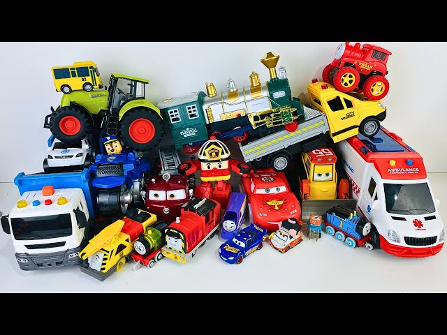 Disney Pixar Cars , Lightning McQueen Filmore Cruz Ramirez Chevrolet Porsche Mater Ambulance | ASMR