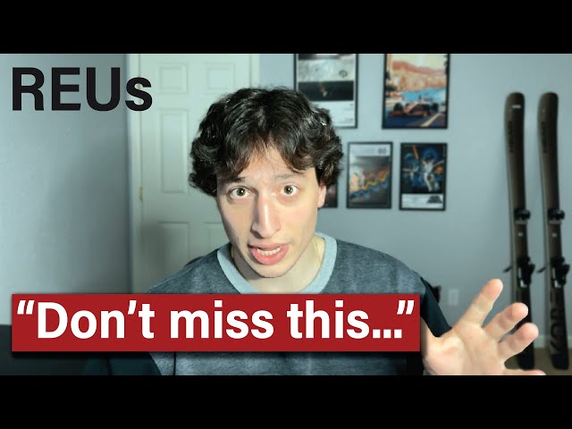 Everything You Don't Know About Summer Research Programs (REUs)