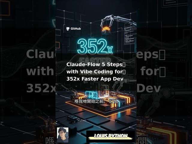 🚀 Python: Vibe-Coded Web Apps with claude-flow! Boost GenAI! | @PyLouis #louisp