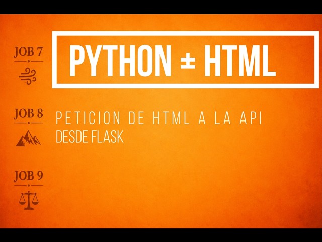 Python y HTML realizando una peticion desde el frontEnd a flask