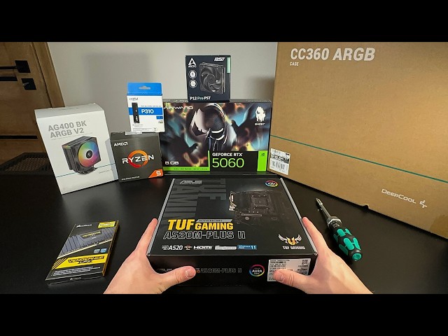 16 Minutes of Building a Gaming PC Step By Step (No Music, No Talking)