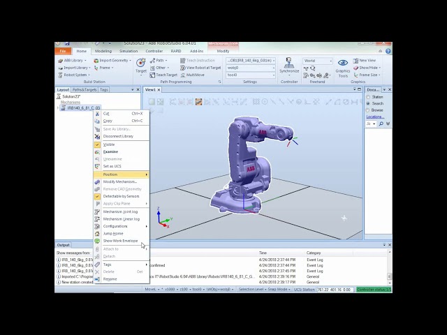 Clase Introducción a RobotStudio
