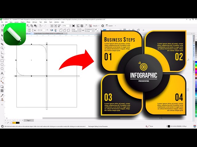 Turn Simple Shapes into Jaw-Dropping Designs in CorelDRAW! 🔥