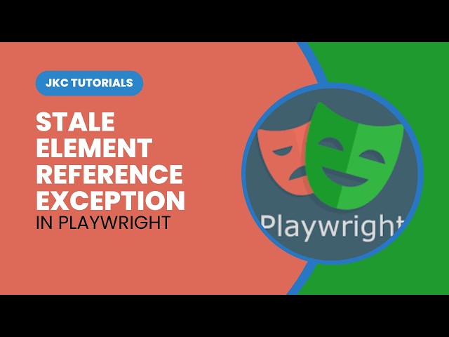 Stale Element Exception in Playwright vs Selenium