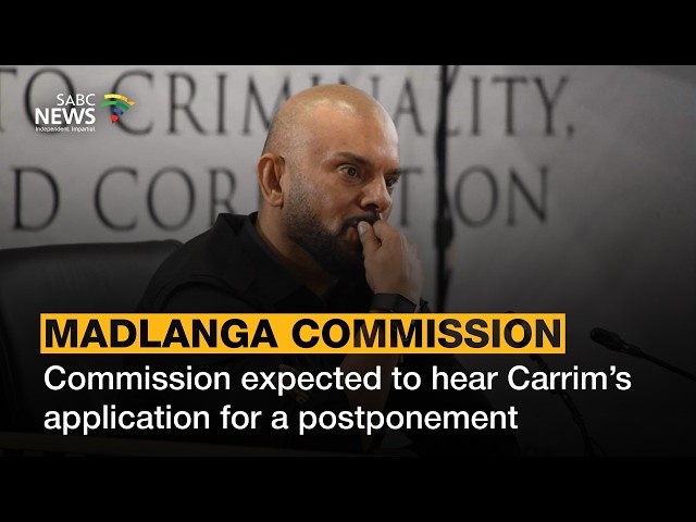 Madlanga Commission | Commission expected to hear Carrim’s application for a postponement