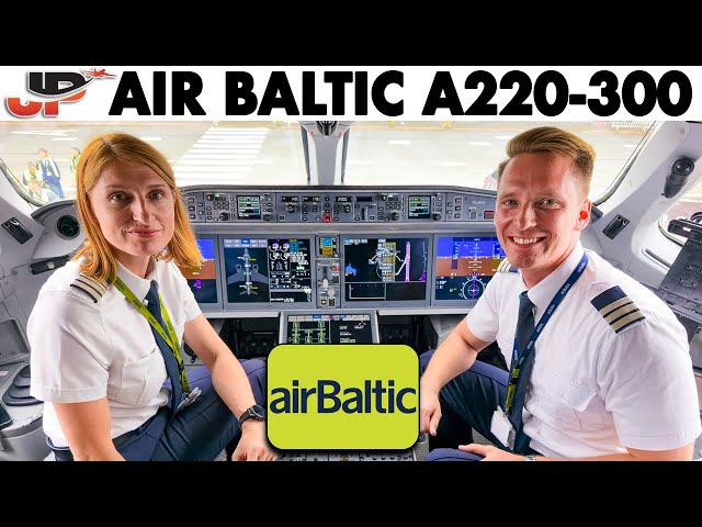 Flying the 100th Airbus A220 to Greece with Air Baltic