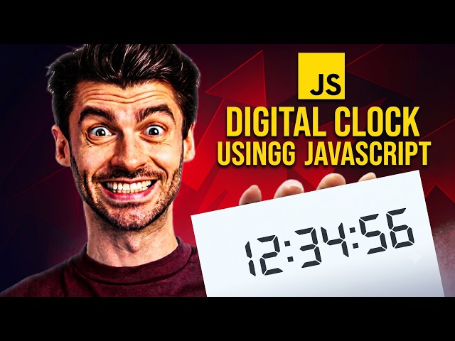 Digital Clock using HTML CSS & Javascript 