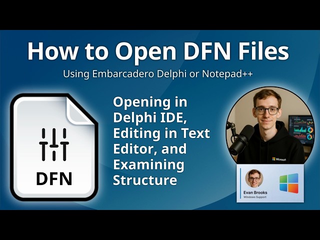 How to Open DFN Files (Delphi Component Definition)