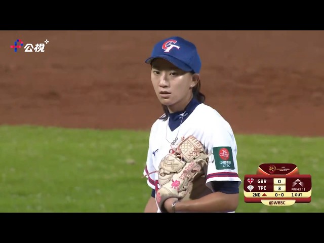 Great outing for Chung Yun-Yun in tournament debut! 2 innings, 2 Ks, no hits, no runs | 2026 Wome...