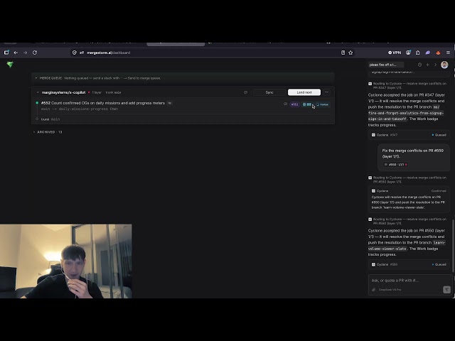 Building an AI X-Copilot from Scratch with Cursor Grok 4.6 & Mergestorm (Day 28)