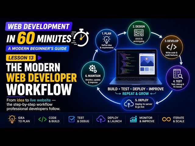 Lesson 13 - The Modern Web Developer Workflow Explained