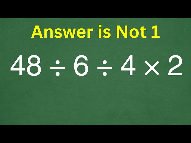 Most People Mess Up This Simple Calculation!