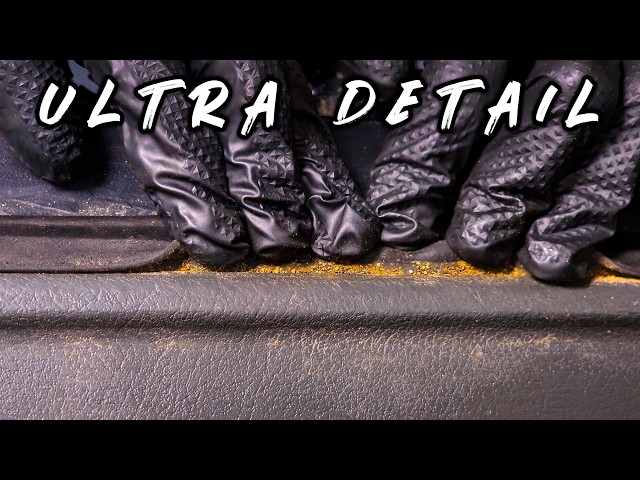 UNBELIEVABLE Cleaning of an OLD Car / Auto Detailing ASMR Audi A4 (1998)