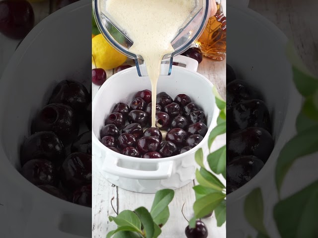 How To Make The Best Cherry Custard Cake