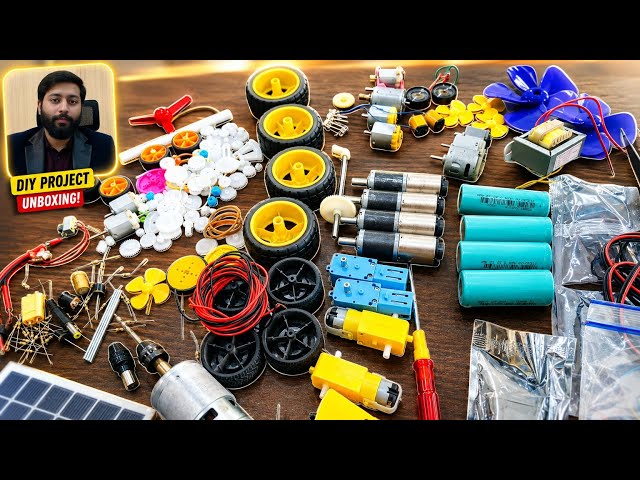 Unboxing My New DIY Electronics Collection 🚀 | Let’s Build Something Amazing!