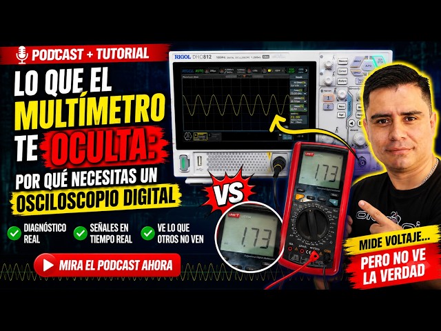 🚨 What the Multimeter CANNOT See | The Reason Why You Need an Oscilloscope PODCAST