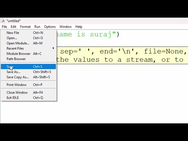 How to print ascii code of any string in python || How to use predefined function in python#python