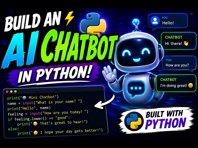 🤖 Build a Mini Chatbot AI Project Under 6 Minutes!