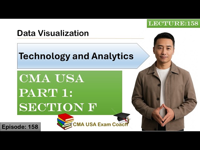 Data Visualization | Technology and Analytics | Part 1 | Section F | Episode 158 | CMA USA