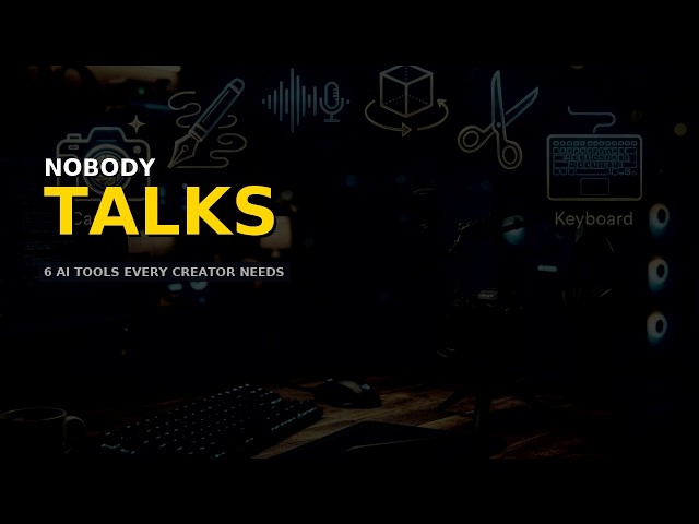 6 AI Tools Every Content Creator Needs (But Nobody Talks About)