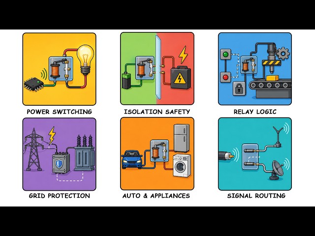Every Application of Relays in Electronics Explained