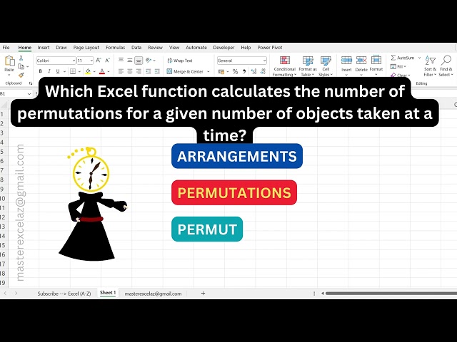 #168 - Excel formula question and answer