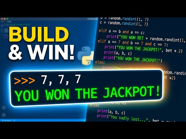 Build a Slot Machine in Python | Beginner Project Tutorial
