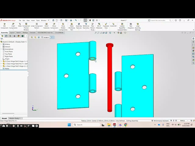 Assembly Example 02   Door Hinge